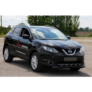 Etusuojakaari ST015 Black (ruostumaton teräs) Nissan Qashqai 2014–2021 kuva 3