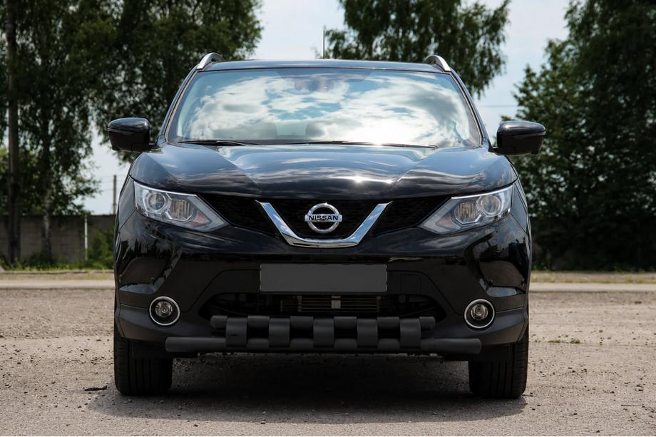 Nissan Qashqai 2014–2021 Etusuojakaari ST015 Black (ruostumaton teräs) Image