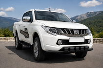 Mitsubishi L200 2015–2024 Etusuojakaari ST015 Black (ruostumaton teräs) kuva 1