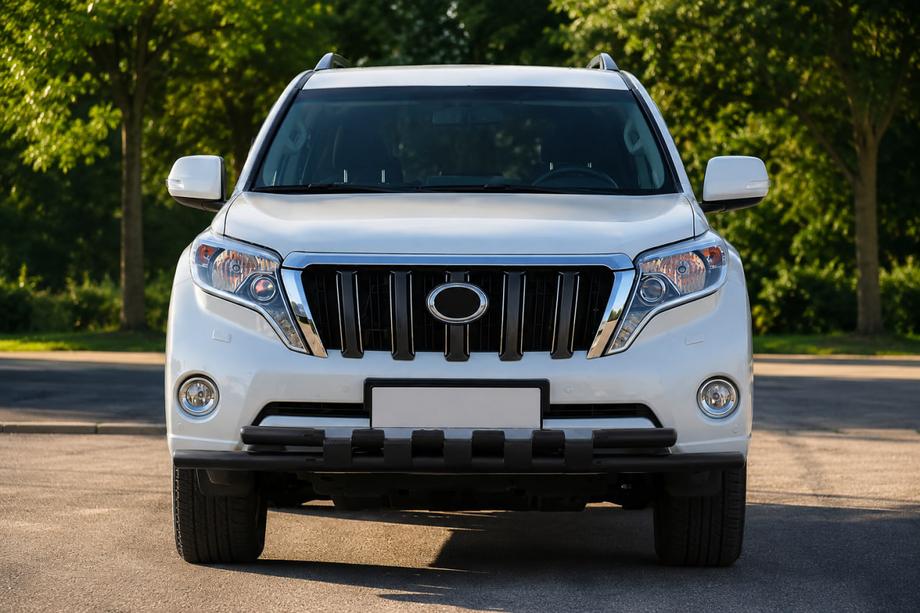Toyota Land Cruiser Prado 150 2009–2023 Etusuojakaari ST015 Black (ruostumaton teräs) Kuva 1