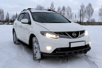 Nissan Murano 2008–2014 Etusuojakaari ST015 Black (ruostumaton teräs) kuva 1