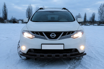 Nissan Murano 2008–2014 Etusuojakaari ST015 Black (ruostumaton teräs) kuva 2