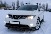Nissan Murano 2008–2014 Etusuojakaari ST015 Black (ruostumaton teräs) kuva 3