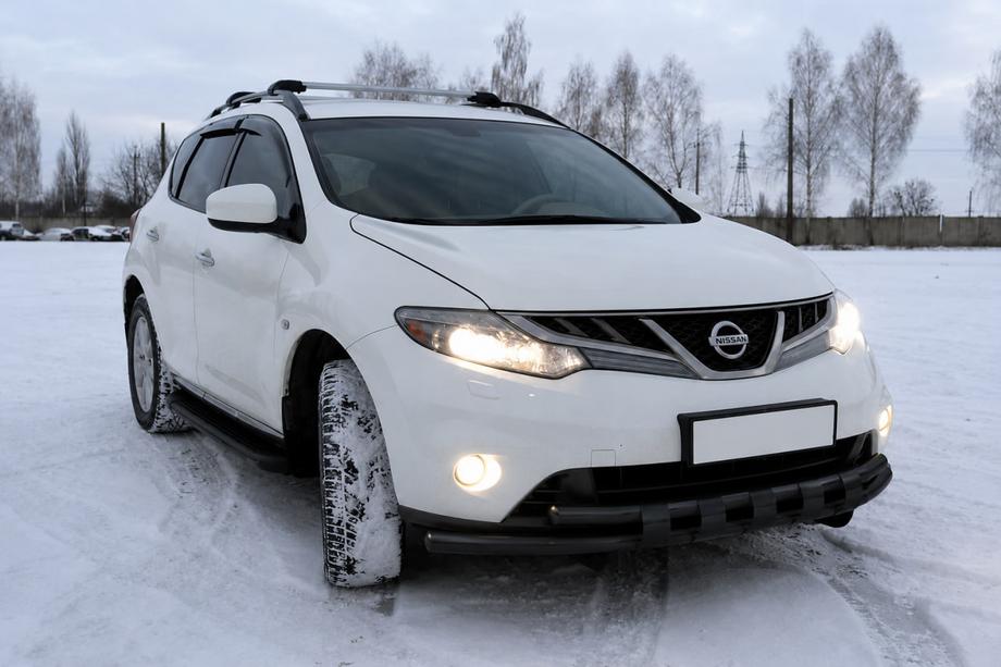 Nissan Murano 2008–2014 Etusuojakaari ST015 Black (ruostumaton teräs) Image