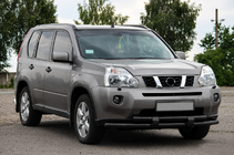 Nissan X-trail T31 2007–2014 Etusuoja ST015/2 Black (ruostumaton teräs) kuva 1