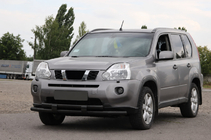 Nissan X-trail T31 2007–2014 Etusuoja ST015/2 Black (ruostumaton teräs) kuva 2