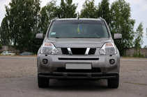 Nissan X-trail T31 2007–2014 Etusuoja ST015/2 Black (ruostumaton teräs) kuva 3
