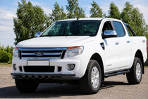 Ford Ranger 2011–2022 Etusuoja ST016 Black (ruostumaton teräs) kuva 2