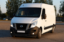 Renault Master 2011–2023 Etusuoja ST016 Black (ruostumaton teräs) kuva 3