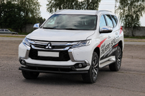 Mitsubishi Pajero Sport 2015– Etusuoja ST016 Black (ruostumaton teräs) kuva 2
