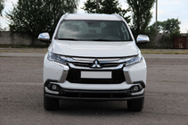 Mitsubishi Pajero Sport 2015– Etusuoja ST016 Black (ruostumaton teräs) kuva 3