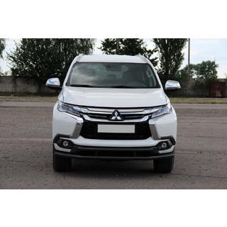 Etusuoja ST016 Black (ruostumaton teräs) Mitsubishi Pajero Sport 2015– kuva 3