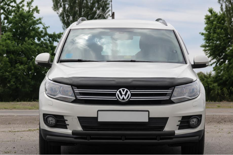 Volkswagen Tiguan 2007–2016 Etusuoja ST016 Black (ruostumaton teräs) Image