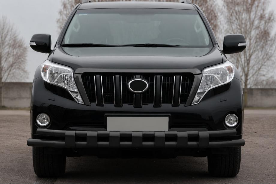 Toyota Land Cruiser Prado 150 2009–2023 Etusuojakaari ST016-2 Black (ruostumaton teräs) Image