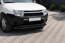 Renault Duster 2008–2017 Etusuojakaari ST017 Black (ruostumaton teräs) kuva 1