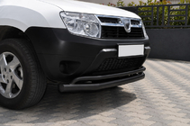 Renault Duster 2008–2017 Etusuojakaari ST017 Black (ruostumaton teräs) kuva 2
