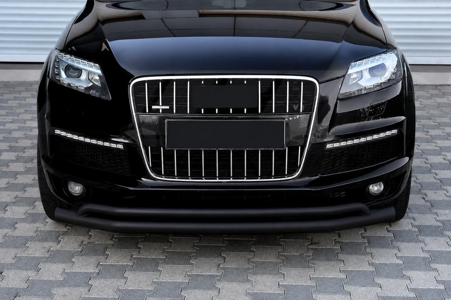 Audi Q7 2005–2015 Etusuojakaari ST017 Black (ruostumaton teräs) Image