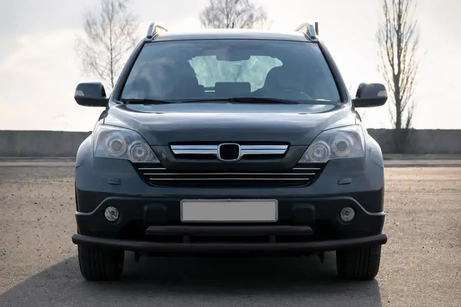 Honda CRV 2007–2011 Etusuojakaari ST018 Black (ruostumaton teräs) Image