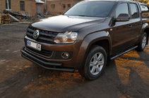 Volkswagen Amarok 2010–2022 Karjapuskuri ST018-2 Black (ruostumaton teräs) kuva 2