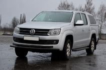 Volkswagen Amarok 2010–2022 Karjapuskuri ST018-2 Black (ruostumaton teräs) kuva 4
