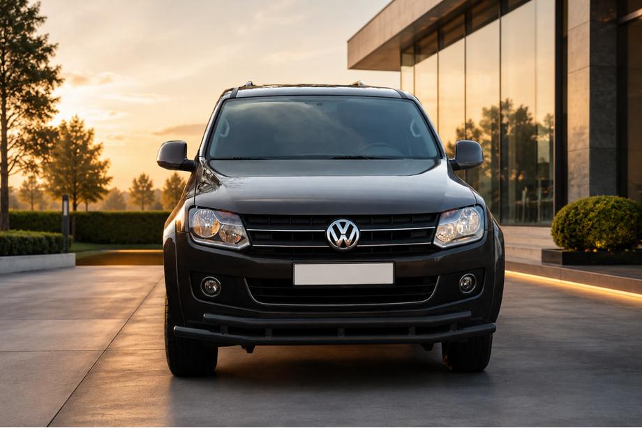 Volkswagen Amarok 2010–2022 Karjapuskuri ST018-2 Black (ruostumaton teräs) Image
