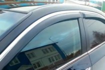 Lexus LS 2007–2017 Ikkunan tuuliohjaimet kromilistalla Long (HIC, 4 kpl) kuva 2
