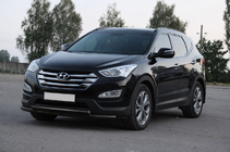 Hyundai Santa Fe 3 2012–2018 Keulakaari ST014 Black (ruostumaton) kuva 4
