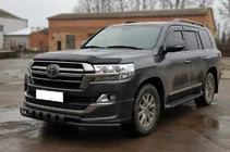 Toyota Land Cruiser 200 2007–2021 Keulaputki ST015 Black (2015+, ruostumaton teräs) kuva 3