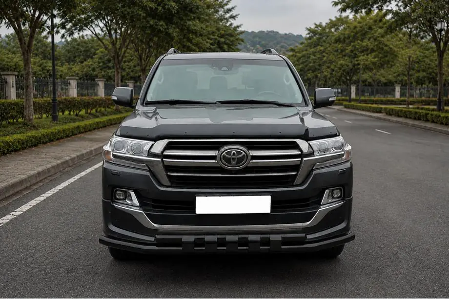 Toyota Land Cruiser 200 2007–2021 Keulaputki ST015 Black (2015+, ruostumaton teräs) Image