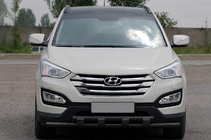 Hyundai Santa Fe 3 2012–2018 Etukaari ST015 Black (ruostumaton teräs) kuva 1