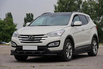 Hyundai Santa Fe 3 2012–2018 Etukaari ST015 Black (ruostumaton teräs) kuva 2