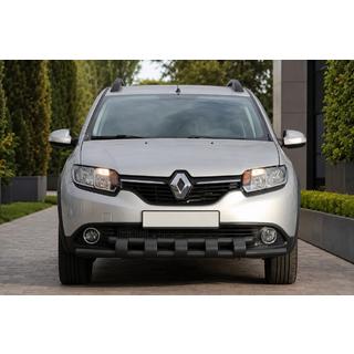 Etukaari ST015 Black (ruostumaton teräs) Dacia Sandero 2013–2020 kuva 2