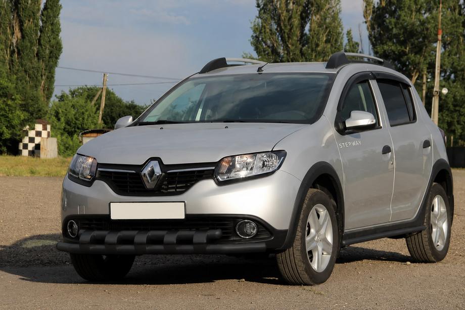 Dacia Sandero 2013–2020 Etukaari ST015 Black (ruostumaton teräs) Image