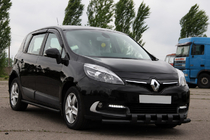 Renault Scenic/Grand 2009–2016 Etukaari ST015 Black (ruostumaton teräs) kuva 3