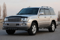 Toyota Land Cruiser 100 1998–2007 Etukaari ST015 Black (ruostumaton teräs) kuva 2