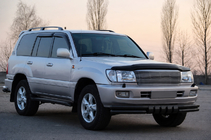Toyota Land Cruiser 100 1998–2007 Etukaari ST015 Black (ruostumaton teräs) kuva 3