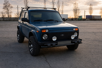 Lada Niva ja Urban 1977– Etukaari ST015 Black (ruostumaton teräs) kuva 3