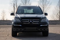 Mercedes GL-sarja X164 2006–2012 Etukaari ST015 Black (ruostumaton teräs) kuva 2