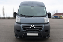 Citroen Jumper 2007–2025 Etusuojakaari ST019 Black (ruostumaton teräs) kuva 1
