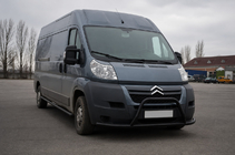 Citroen Jumper 2007–2025 Etusuojakaari ST019 Black (ruostumaton teräs) kuva 2
