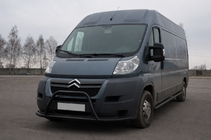 Citroen Jumper 2007–2025 Etusuojakaari ST019 Black (ruostumaton teräs) kuva 3