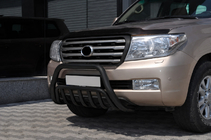 Toyota Land Cruiser 200 2007–2021 Etuputki WT002 Black (ruostumaton teräs) kuva 3