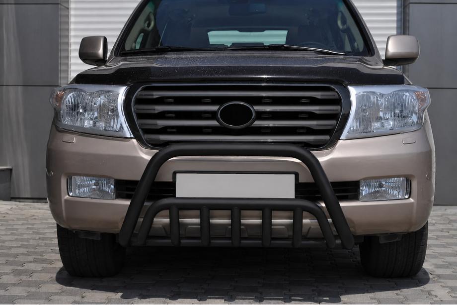 Toyota Land Cruiser 200 2007–2021 Etuputki WT002 Black (ruostumaton teräs) Image