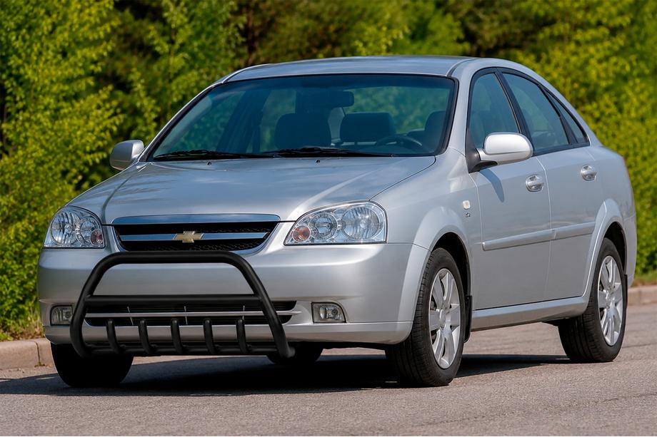 Chevrolet Lacetti 2003–2024 Etusuojakaari WT003 Black (60 mm, ruostumaton teräs) Image