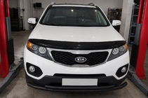 Kia Sorento II XM 2009–2014 Etu-alakaari Black (ruostumaton teräs) kuva 1