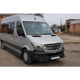 Etu-alaputki MBSP.07.F3-04.6 Black (ruostumaton teräs) Mercedes Sprinter W906 2006–2018 kuva 2