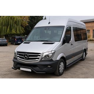 Etu-alaputki MBSP.07.F3-04.6 Black (ruostumaton teräs) Mercedes Sprinter W906 2006–2018 kuva 1