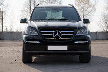 Mercedes GL-sarja X164 2006–2012 Etusuojakaari ST008 Black (ruostumaton teräs) kuva 1