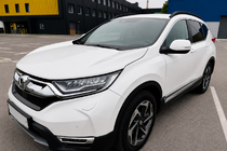 Honda CR-V 2017–2022 Integroidut kattokaiteet, mustat, OEM (alumiini) kuva 2
