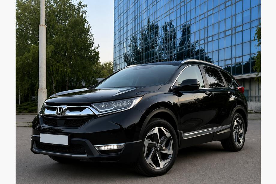 Honda CR-V 2017–2022 Integroidut kattokaiteet, harmaat OEM (alumiini, liimakiinnitys) Image